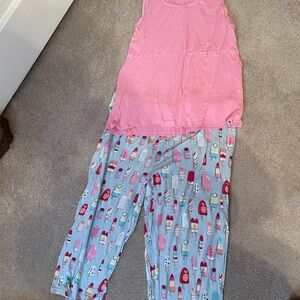 Pink and Blue women’s Pajamas Set